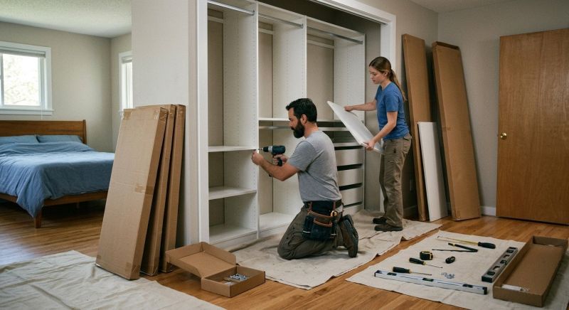 Mudroom Closet Installation in Greensboro, NC
