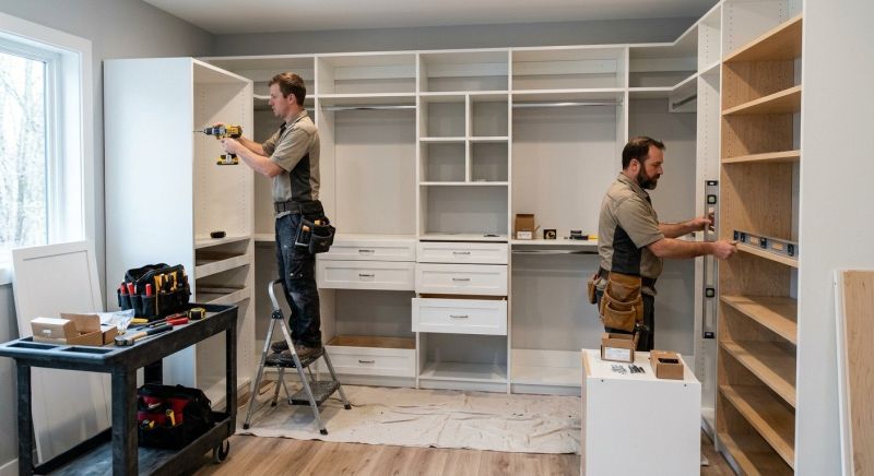 Mudroom Closet Installation in Frederick, MD
