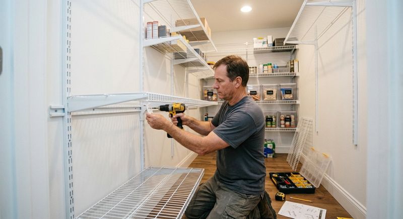 Overhead Shelving Installation in Alexandria, VA