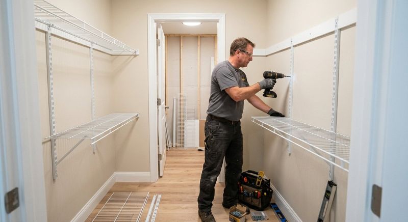 Overhead Shelving Installation in Annapolis, MD